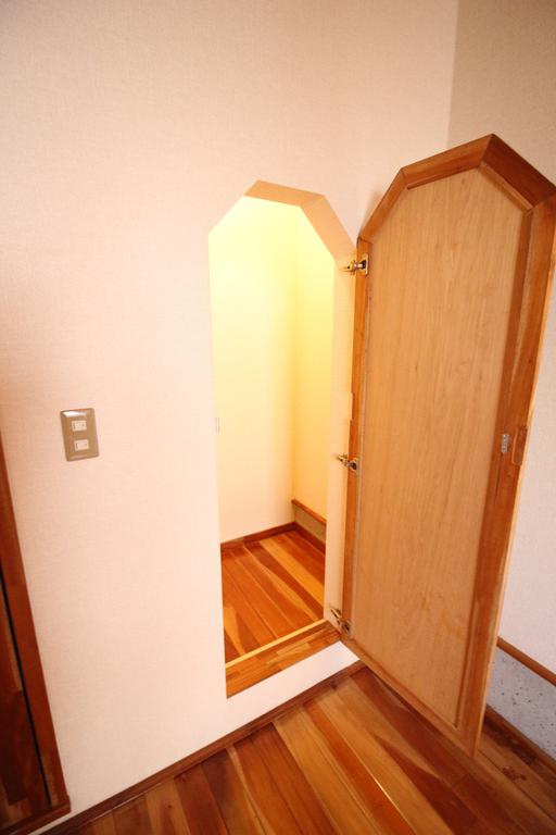 収納　姿見鏡付きドア＆ウォークインクローゼット（写真は別室）