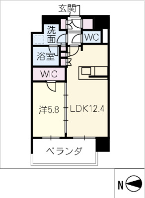 ザ・パークハビオ新栄の間取り