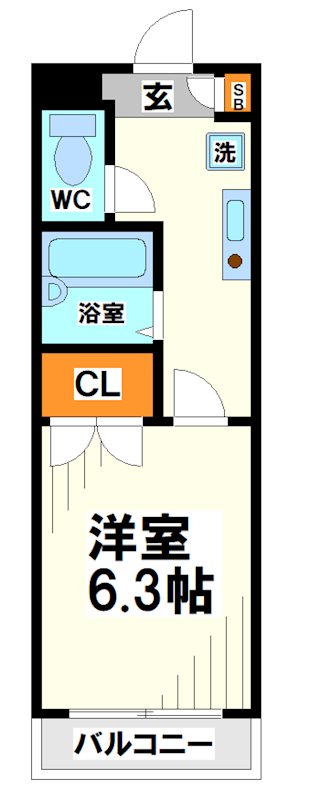 エクセレント調布の間取り