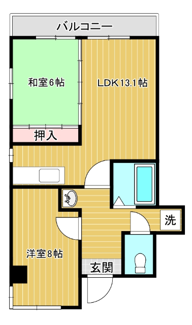 桑島ビル　Ａ棟の間取り