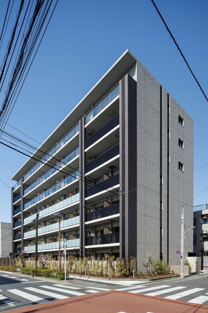 大田区南六郷のマンションの建物外観