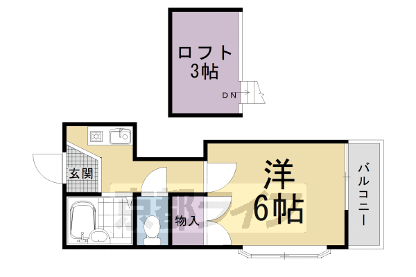 嵯峨野レジデンスの間取り