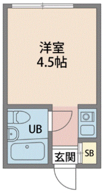 世田谷区岡本のアパートの間取り