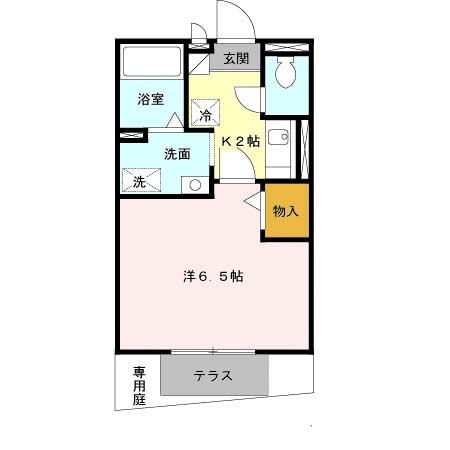 セジュール山添　Ｃ棟の間取り