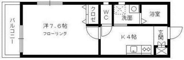 リブレア大橋南の間取り