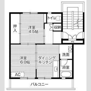 ビレッジハウス田町2号棟の間取り