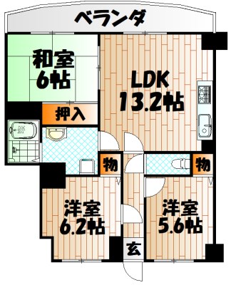 第壱上野マンションの間取り