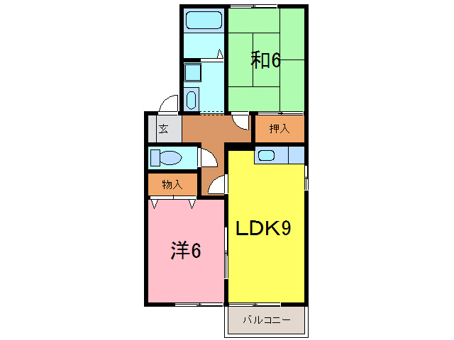 セジュール樅の間取り