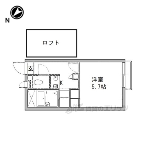 大和郡山市池沢町のアパートの間取り