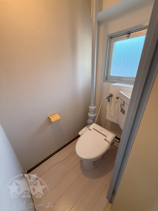 トイレ　ゆったりとした空間のトイレです