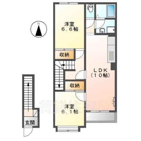 サン　グランディの間取り