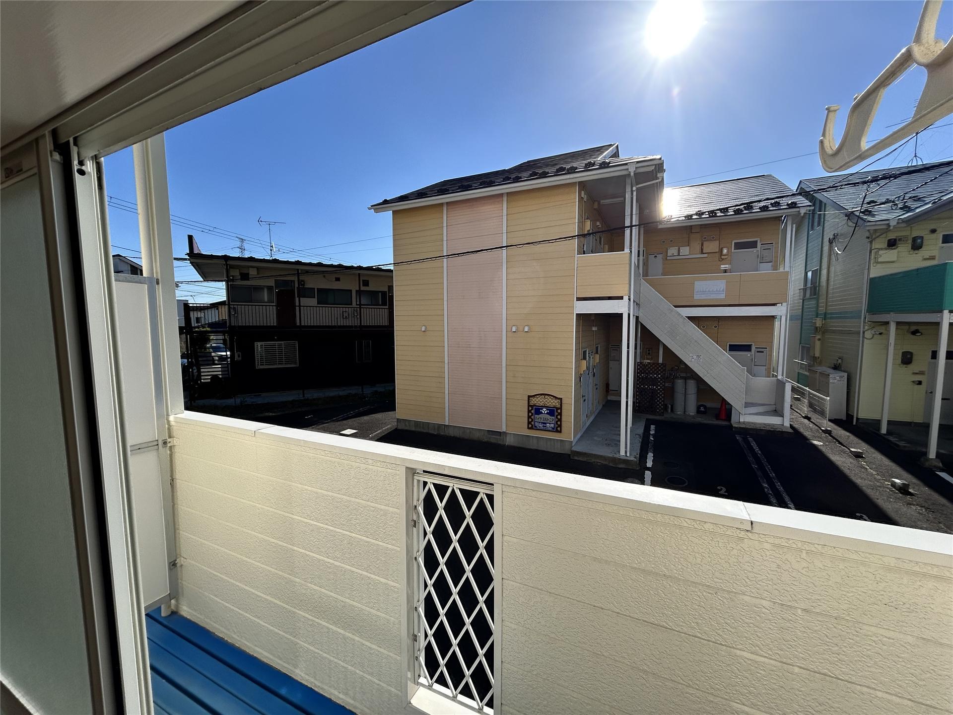 バルコニー　洗濯物が干せるバルコニーです