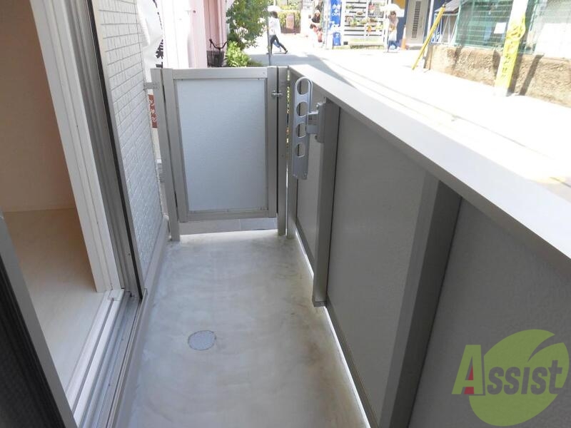 バルコニー　スッキリとしたバルコニーです