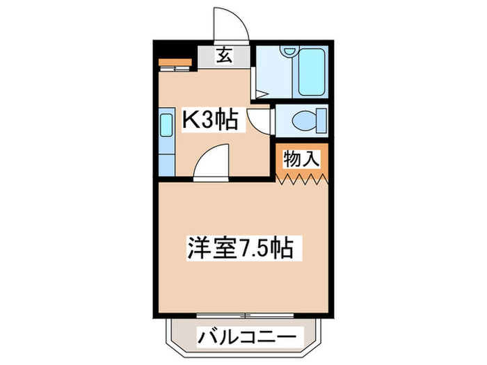 玉学サイドパレス5の間取り写真