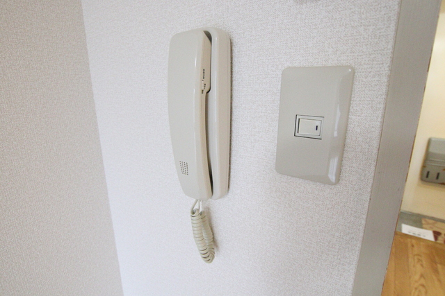 セキュリティ　インターホンです