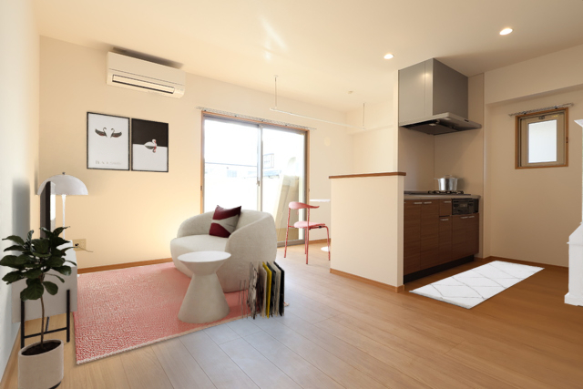 居室・リビング　※モデルルームの写真になります。