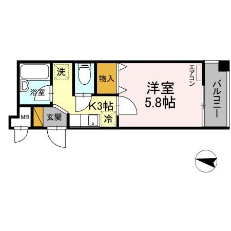 ヴァルキューレ大日の間取り写真