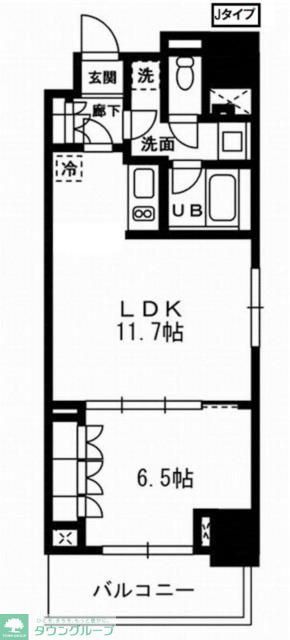 レジディア杉並方南町の間取り