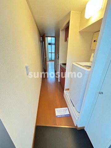 玄関　収納もある玄関です