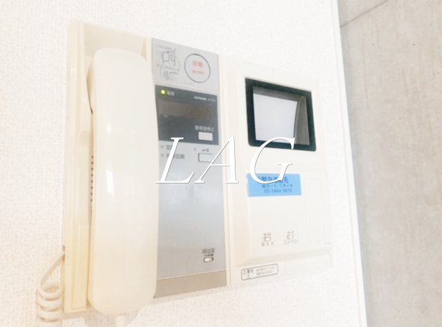 セキュリティ　モニター付インターホンです。