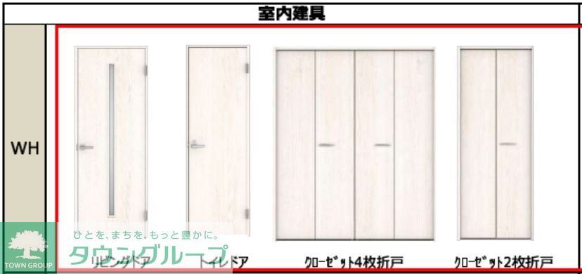 収納　建築後すぐ入居が決まってしまった為、退去までイメージパース…