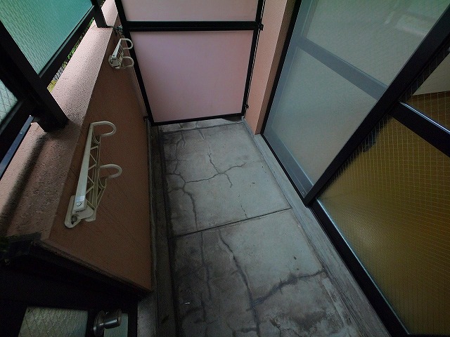 バルコニー　落ち着いた時間を過ごせるバルコニーです