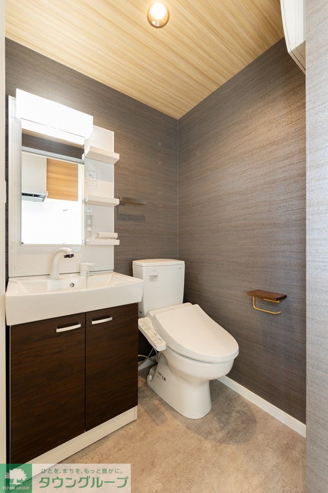 洗面設備　※イメージパース