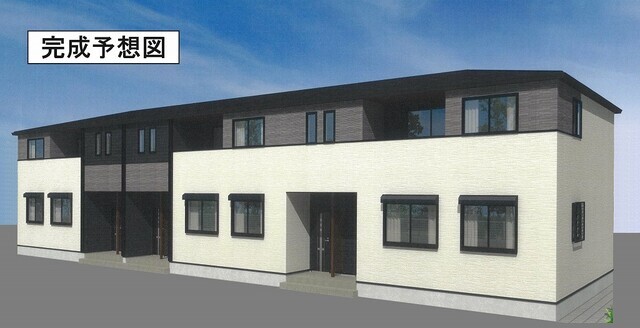 建物外観　建築中