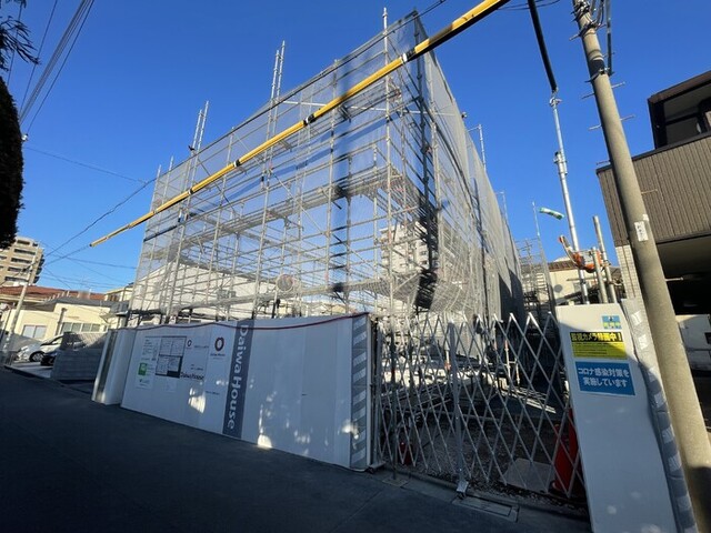 建物外観　外観（建築中）