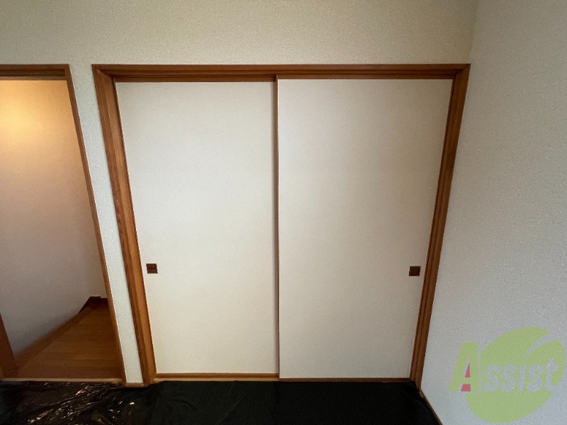 収納　押入がありました。お洋服や荷物はここへ。