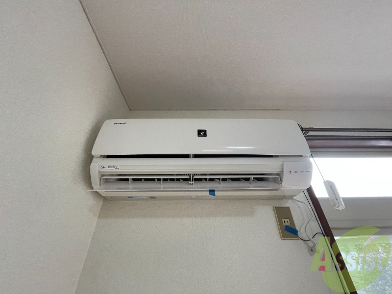 その他設備　エアコンが設置してありますので、寒暖対策もばっちり。