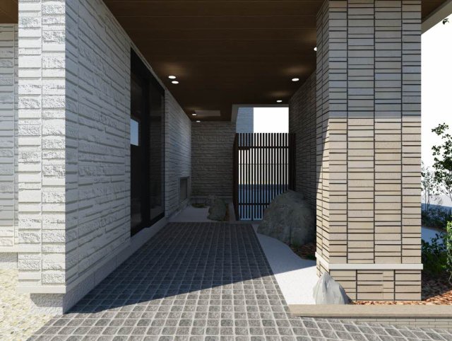 エントランス　完成パース