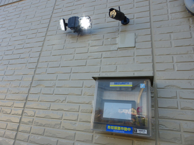 その他設備　各所に防犯カメラ付