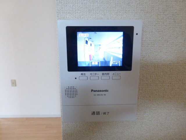 セキュリティ　急な訪問者開錠せずに対応出来る　TVドアホン