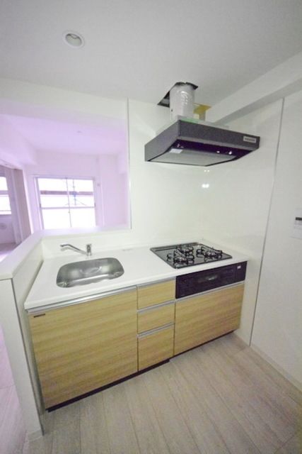 キッチン　モデルルームの写真です