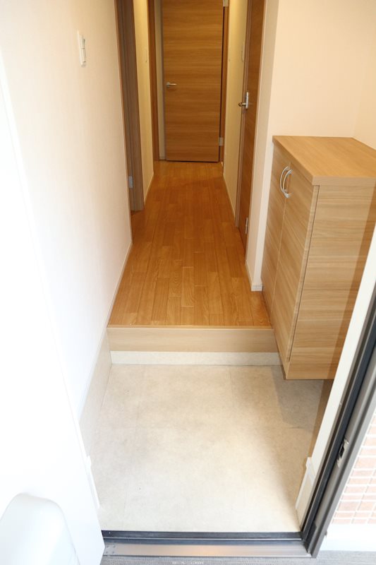 玄関　明るい玄関です