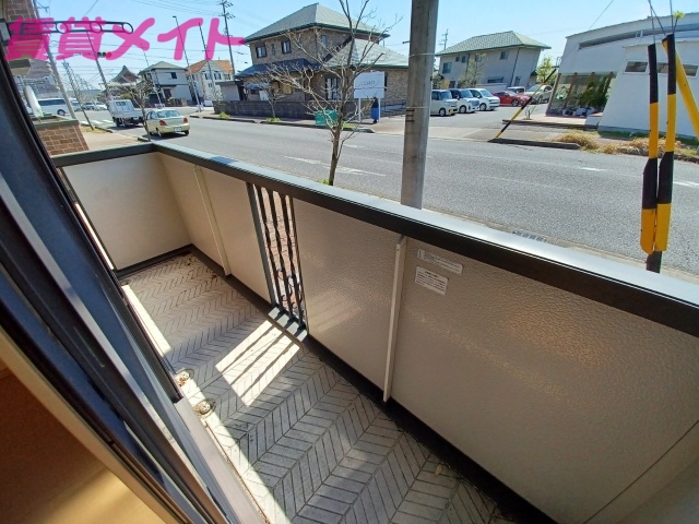 バルコニー　別部屋反転写真です。