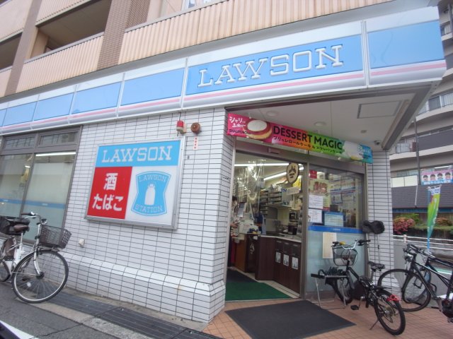 コンビニ　ローソン　門戸厄神駅前店（コンビニ）まで163m