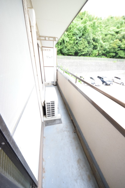 バルコニー　～今日は朝からお洗濯～