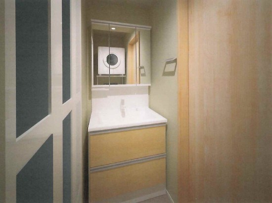 洗面設備　※パース及び完成予想画像になります※