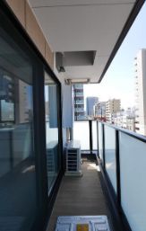 バルコニー　陽当たり良好なバルコニーです