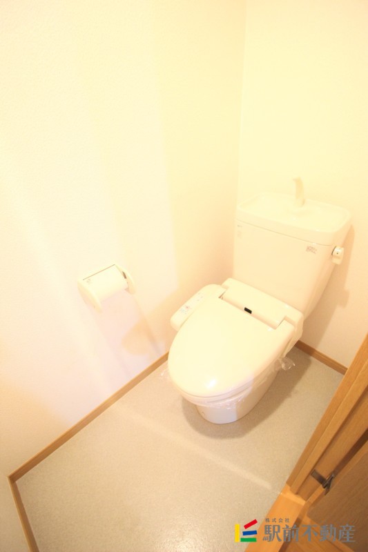 トイレ　付いてますともウォシュレット