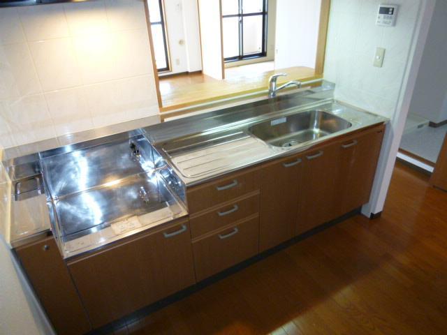 キッチン　ガスコンロ設置可能！