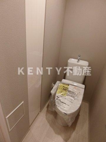 トイレ　ゆったりとした空間のトイレです