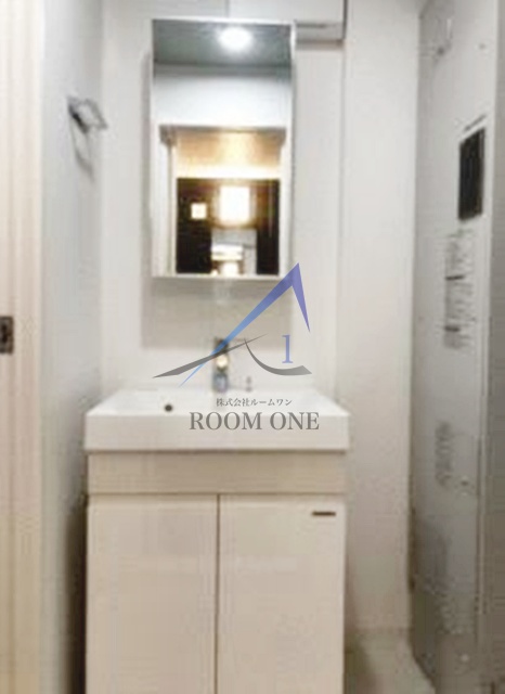 洗面設備　洗面台です。