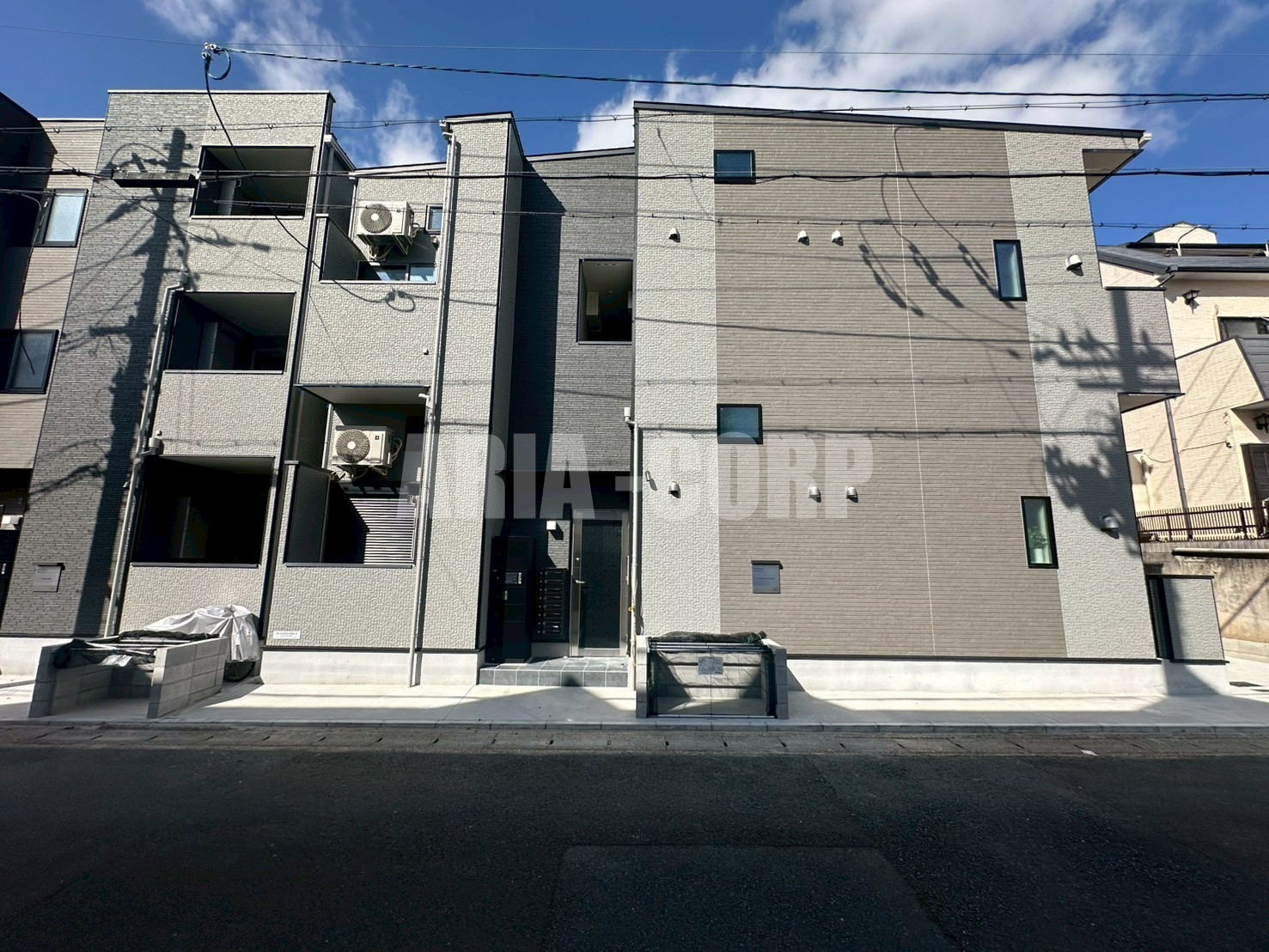 建物外観　2026年完成、大手ハウスメーカー施工のデザイナーズアパート