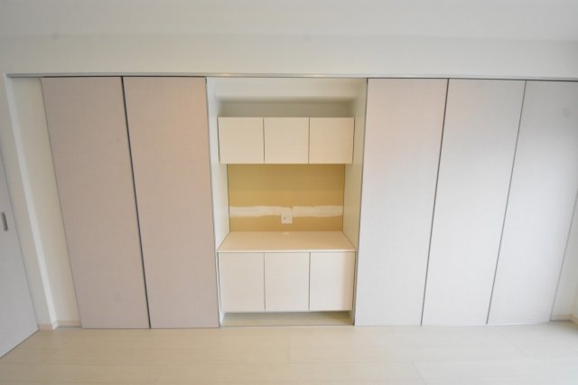収納　たっぷりと収納できます。