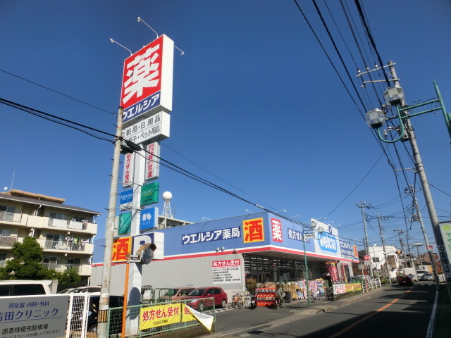 ドラックストア　ウエルシア薬局市川東国分店（ドラッグストア）まで527m