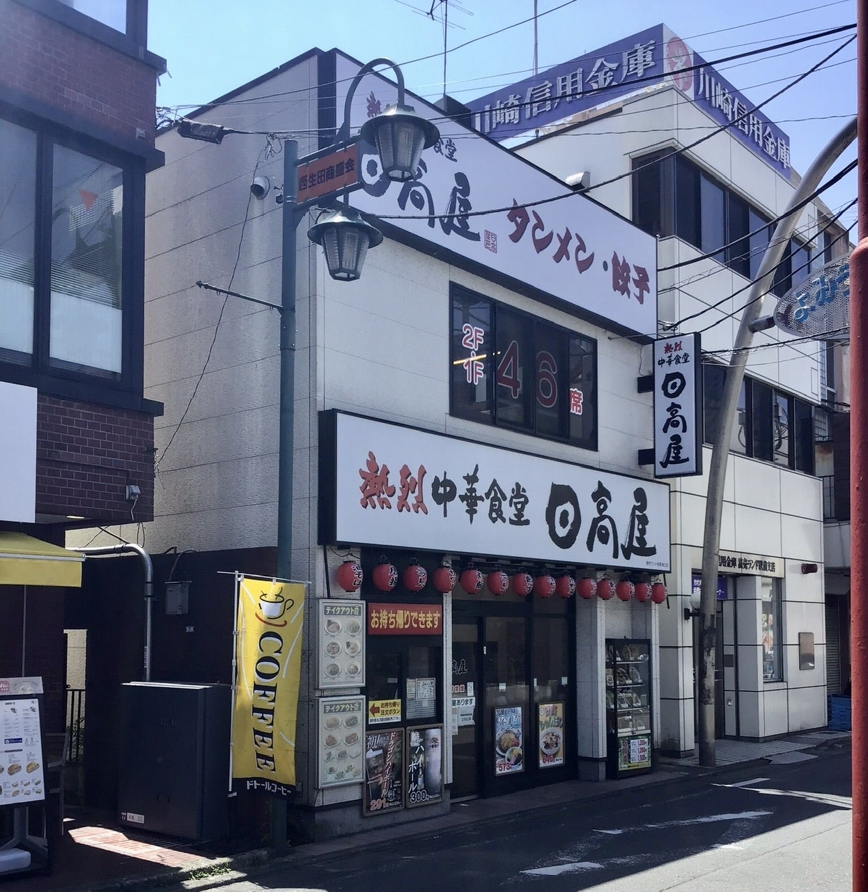 飲食店　中華食堂日高屋読売ランド前駅南口店（飲食店）まで878m