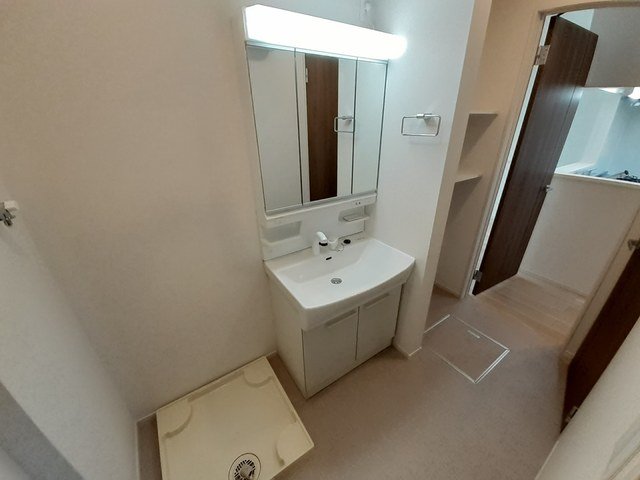 洗面設備　洗面所です